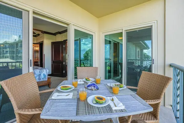 Private Balcony Dining With Tropical Views