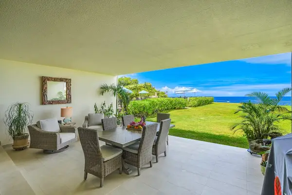 Dine outdoors while taking in breathtaking ocean scenery