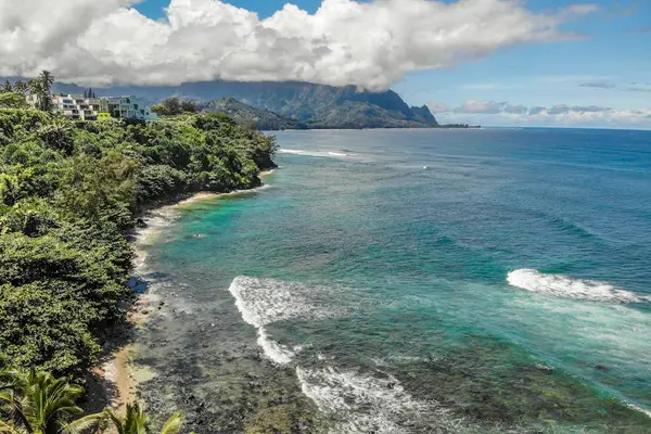 Breathtaking aerial views of Kauai's dramatic coastline