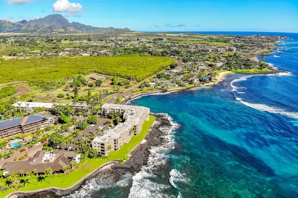 Sweeping aerial views of the resort and coastline