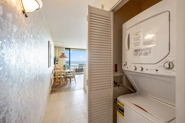 Convenient In-Unit Stacked Washer And Dryer