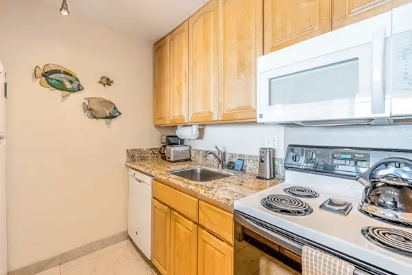 Modern Kitchen Prep Station Stocked For Guests