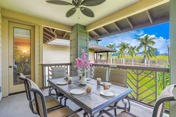 Private Lanai With Tropical Views