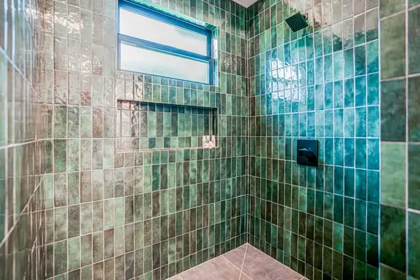 Double vanity with generous storage