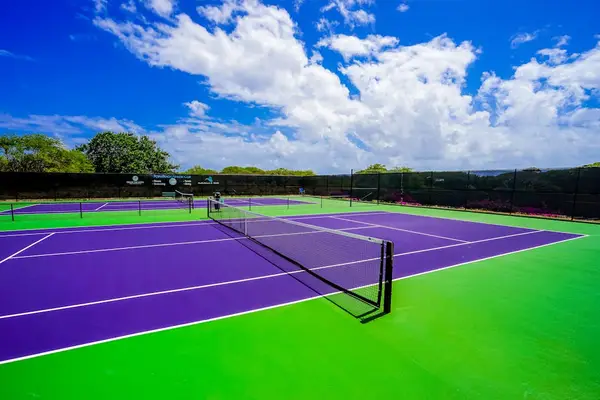 Tennis court for fun and recreation