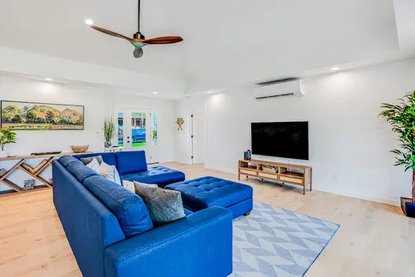 Bright living room with comfortable seating