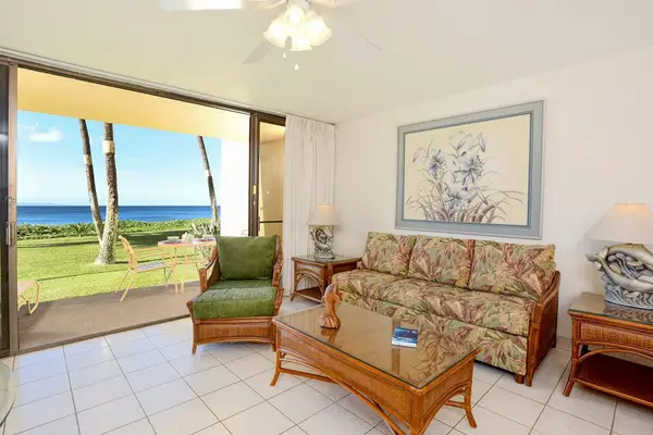 Bright Living Room With Ocean Views