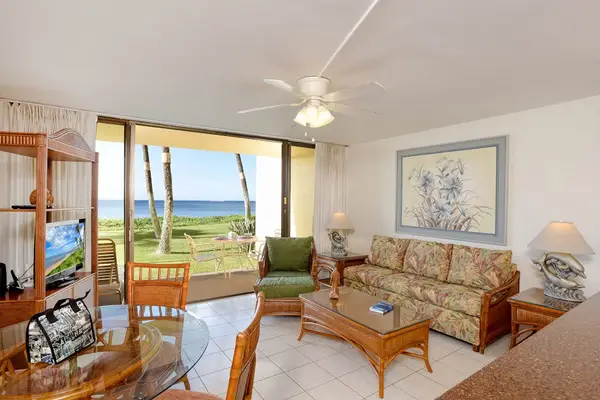 Inviting Living Room With Coastal Charm