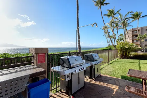 Island Sands Resort with ocean front gas grills and picnic tables to enjoy your meal.