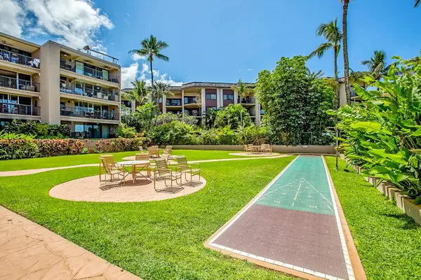 Beautiful Courtyard With Lush Tropical Gardens