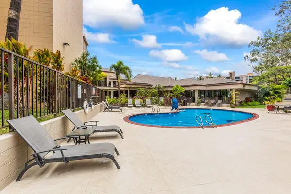 Poolside Lounging In Tropical Bliss
