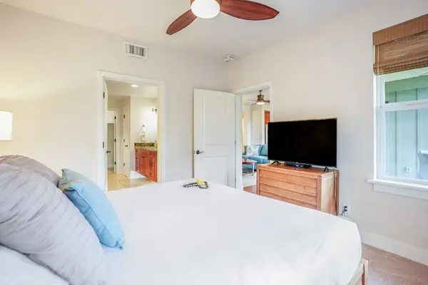 Serene Bedroom With Island Charm
