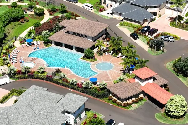 Resort Pool From Above