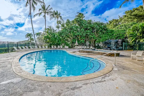 Cool off beneath the warm tropical sunshine