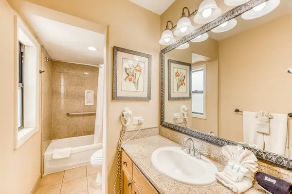 Elegant Bathroom With Resort Inspired Comfort