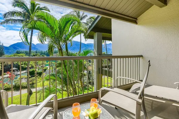 Enjoy fresh tropical breezes from this peaceful covered balcony space