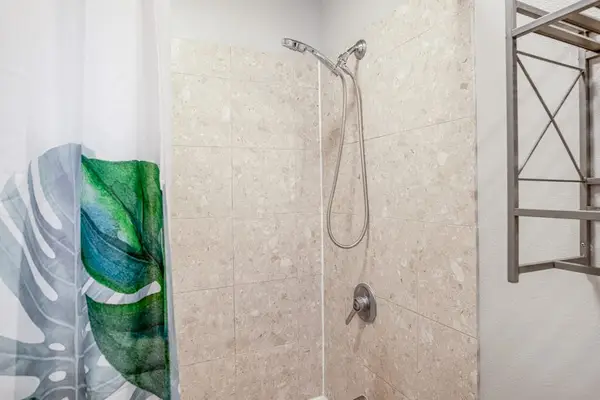 Walk In Shower With Modern Finishes