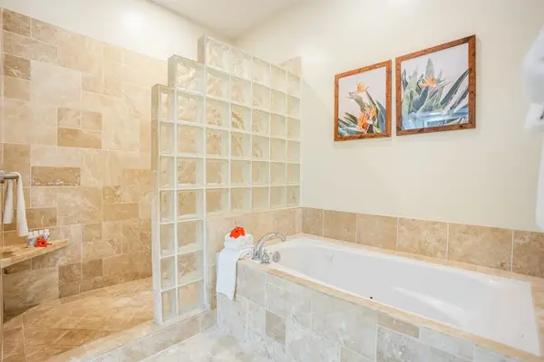 Spa Inspired Bathroom With Soaking Tub