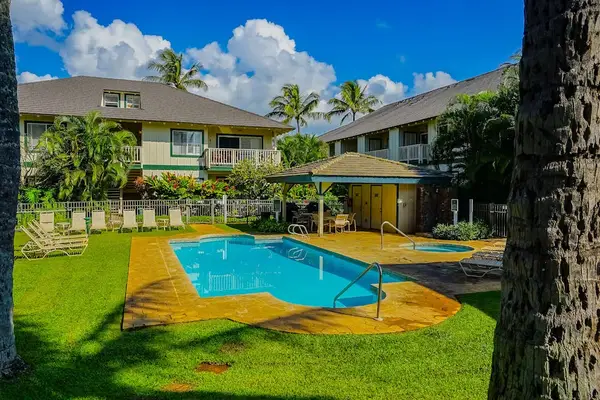Sparkling Resort Pool Escape