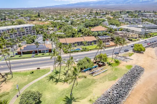 Bird's-eye view of the neighborhood and coastline