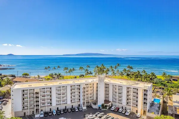 Aerial view of the resort and prime oceanfront location