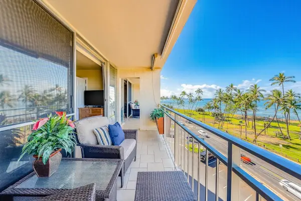 Enjoy the ocean views from your penthouse double lanai balcony.