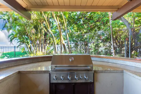 Covered BBQ Pavilion For Sunset Cookouts