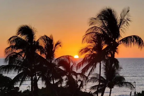 Take in the picturesque sunset views.