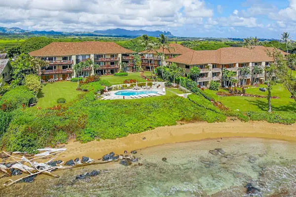 Beachfront Resort Aerial Perspective