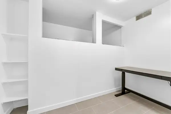 Dedicated workspace with desk for remote work