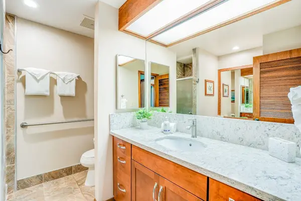 Modern bathroom designed with everyday comfort mind