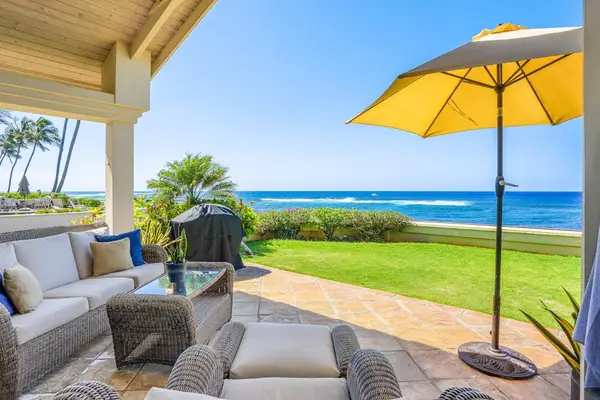 Private patio with comfortable seating for relaxing outdoors