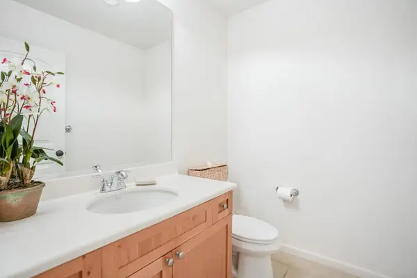 Half bath for all guests convenience.
