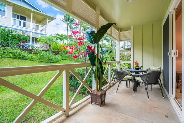 Enjoy the lush tropical foliage on your private lanai.