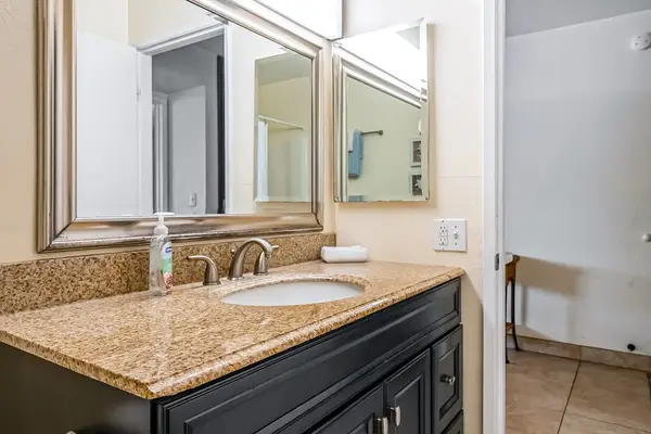 Modern Bathroom With Granite Vanity