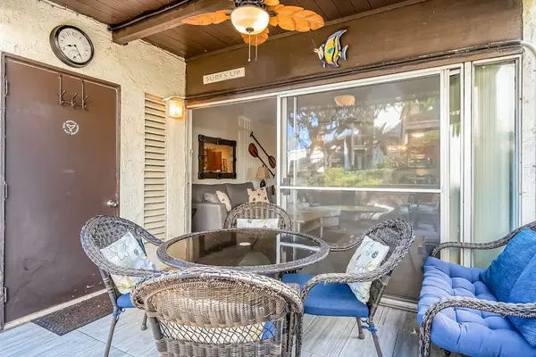 Covered Patio Perfect For Morning Coffee