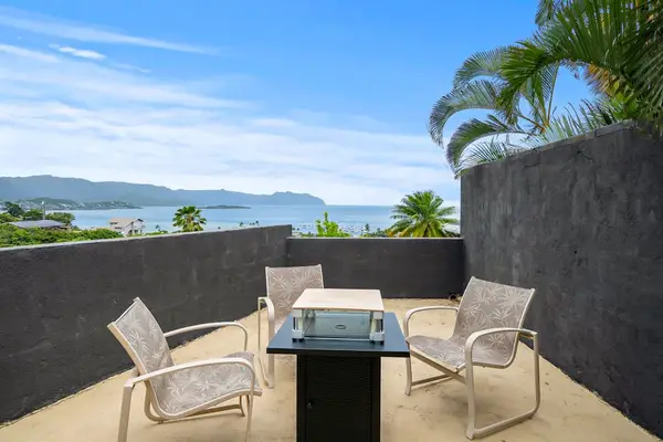 Relax outdoors with beautiful island surroundings