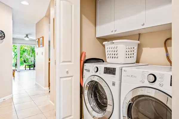 Washer and dryer provide convenient in-home cleaning essentials for stays