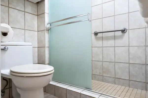 Refreshing Walk-In Shower For Post-Beach Rinses