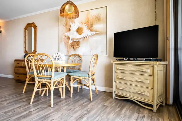 Sunlit Dining Corner For Scenic Morning Coffee