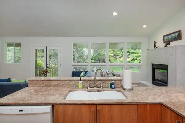 Chef's Island with Double Sink & View