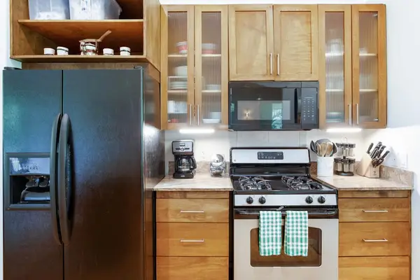 Fully Equipped Gas Stove & Coffee Station