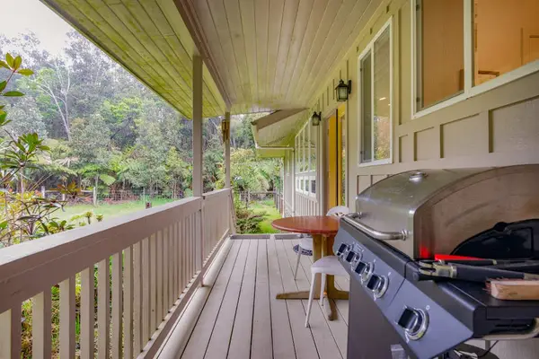 Covered Deck with Stainless BBQ Grill