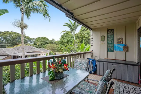 Private Lanai With Tropical Views