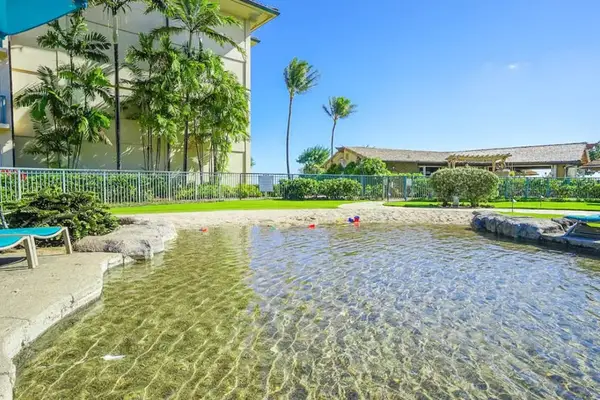 Resort Lagoon Pool with Sandy Shallow Entry & Loungers