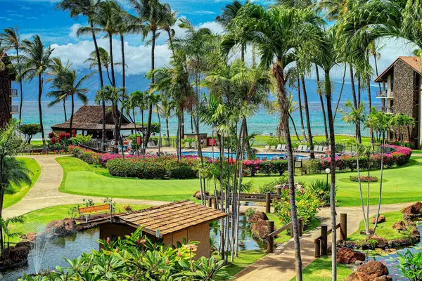 Enjoy beautifully landscaped tropical grounds with peaceful garden views.