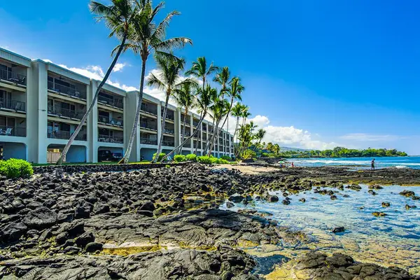 Oceanfront Resort Nestled Along Lava Shores