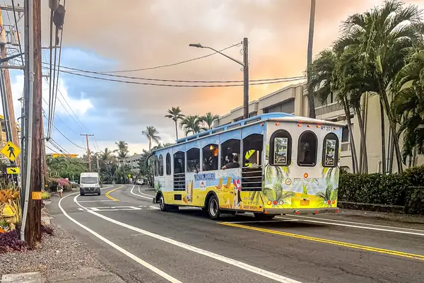 Explore Kona With Convenient Trolley Access