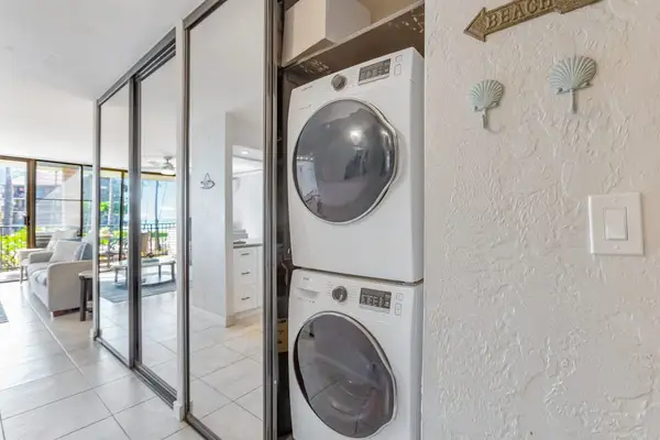 Enjoy the convenience of an in-unit washer and dryer during your stay.
