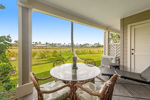 Enjoy your private lanai for your morning coffee.